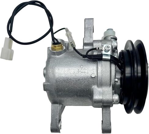 12V AC Compressor 3C581-50060 3C581-97590 3C58150060 3C58197590 Compatible With Kubota M108S M5040 M7040 M8540 M9540 Tractor in Saudi Arabia