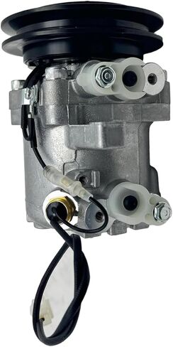 12V AC Compressor 3C581-50060 3C581-97590 3C58150060 3C58197590 Compatible With Kubota M108S M5040 M7040 M8540 M9540 Tractor in Saudi Arabia