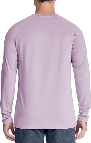 MAGCOMSEN Men's Thermal Shirt Fleece Lined Long Sleeve Athletic Base Layer Workout Top in Saudi Arabia