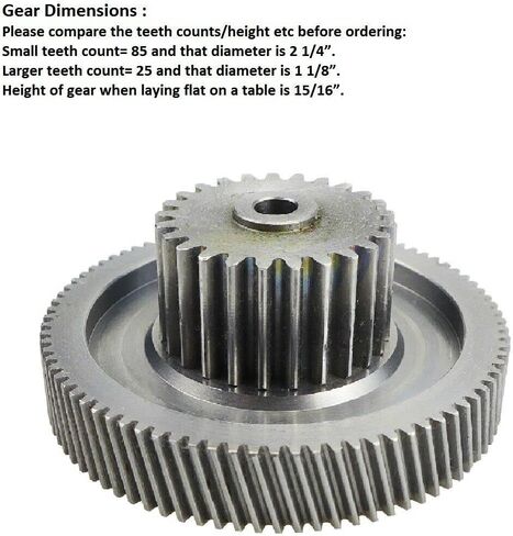 014-191072 RV Slide Out Motor Gear, 18:1 Ratio - Replacement for Lippert/Tuson/Venture Actuators 014-191072 & 014-132682 - Compatible with RV Camper Trailer Motor Gearbox in Saudi Arabia
