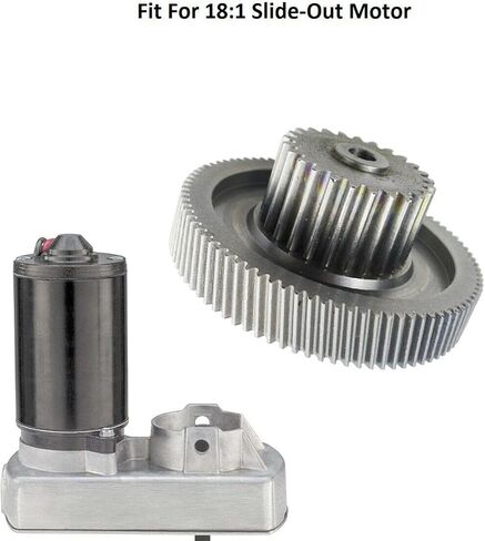 014-191072 RV Slide Out Motor Gear, 18:1 Ratio - Replacement for Lippert/Tuson/Venture Actuators 014-191072 & 014-132682 - Compatible with RV Camper Trailer Motor Gearbox in Saudi Arabia