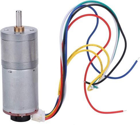 Gear Motor DC with Speed Encoder Brush DC Motors Reducer Copper Stainless Steel GA25‑370 (10RPM) in Saudi Arabia