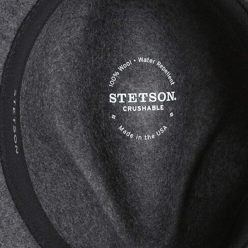 Stetson Men's Explorer Wool Felt Fedora - Twexpr-042453 in Saudi Arabia