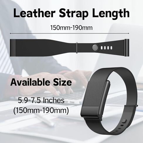 Vanet Leather Strap Compatible with Whoop 5.0 Bands Peak and One, Top Grain Genuine Leather Strap Vintage Bands Compatible for Whoop 5.0 [Not for Gen 4] in Saudi Arabia