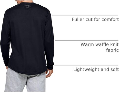 Under Armour Men's Waffle Henley, (012) Mod Gray / / Black, X-Large in Saudi Arabia