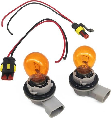 2Pcs DRL Turn Signal Lamp Bulb and Socket Holder with Wire Harness Fit for Renegade 2014 2015 2016 2017 2018 2019 2020 2021, Daytime Running Light Bulb in Saudi Arabia