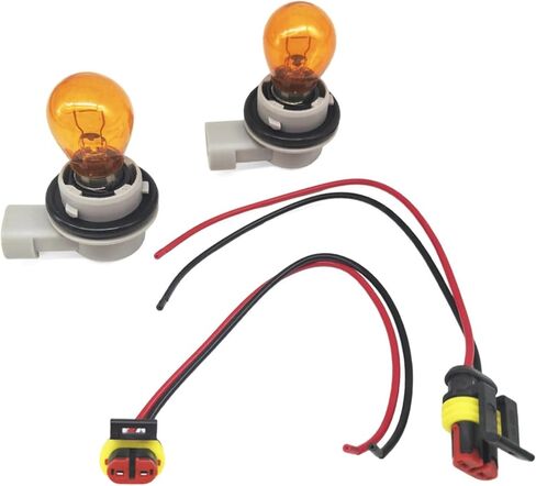 2Pcs DRL Turn Signal Lamp Bulb and Socket Holder with Wire Harness Fit for Renegade 2014 2015 2016 2017 2018 2019 2020 2021, Daytime Running Light Bulb in Saudi Arabia