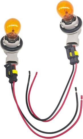 2Pcs DRL Turn Signal Lamp Bulb and Socket Holder with Wire Harness Fit for Renegade 2014 2015 2016 2017 2018 2019 2020 2021, Daytime Running Light Bulb in Saudi Arabia