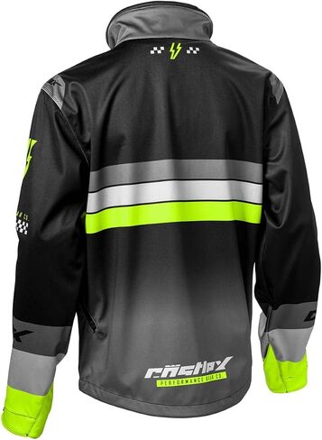 Castle X Men's R24 Race Jacket (Black/Hi-Vis/Charcoal - X-Large) in Saudi Arabia