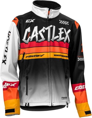 Castle X Men's R24 Race Jacket (Black/Hi-Vis/Charcoal - X-Large) in Saudi Arabia