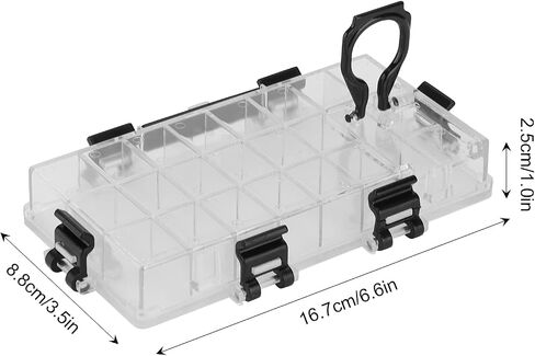 Watercolor Palette Box Moisturizing Anti Leakage Sealed Sketch Paint Box with 24 Compartments for Artists Students Professionals Plastic Material 16.7 x 8.8 x 2.5cm in Saudi Arabia