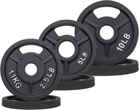 لوحة وزن من الحديد الزهر من سيجنتشر فيتنيس لتدريبات القوة ورفع الأثقال، قياسية أو أولمبية، مقاسات متعددة in Kuwait