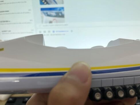 أنتونوف An-225 An-124 Mriya نموذج طائرة بلاستيكية 1/200 عرض للبالغين، لعبة قابلة للجمع، طائرة نقل أوكرانية كبيرة من بلاستيك ABS نموذج طائرة (أبيض) in Kuwait