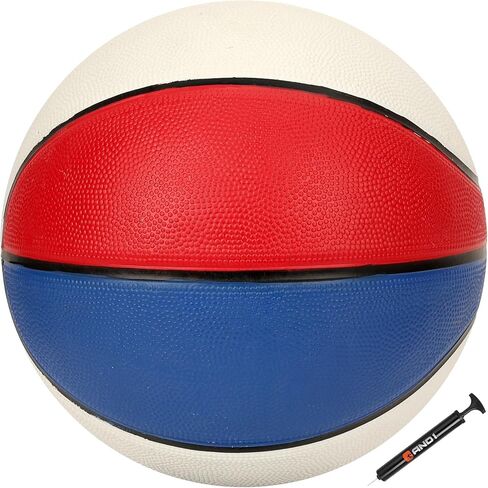 AND1 Xcelerate Rubber Basketball: Official Regulation Size 7 (29.5") Streetball, Made for Indoor/Outdoor Games in Saudi Arabia
