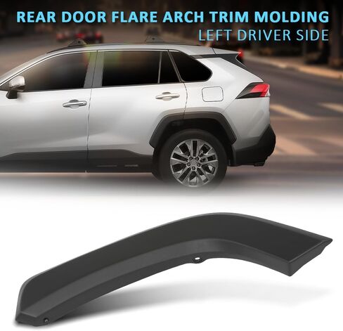 الباب الخلفي مضيئة القوس تقليم صب سائق LH الجانب متوافق مع تويوتا RAV4 2019-2024 75062-42010، 75062-0R010 in Kuwait