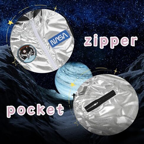 Colorful House Women Astronaut Onesie Adult Astronaut Costume White Space Suit Costume Halloween Spaceman Jumpsuit Outfit in Saudi Arabia