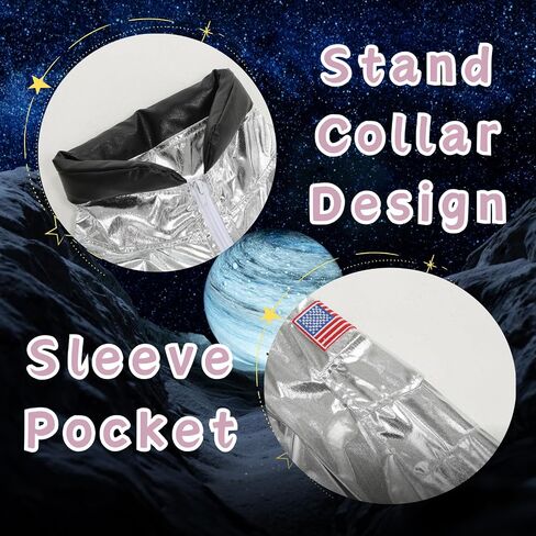 Colorful House Women Astronaut Onesie Adult Astronaut Costume White Space Suit Costume Halloween Spaceman Jumpsuit Outfit in Saudi Arabia