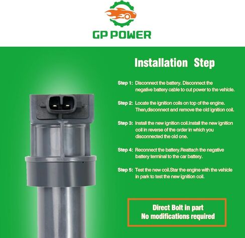 IGNITION COIL UF546 SET OF 6 COMPATIBLE WITH HYUNDAI Sonata AZERA SANTA FE GENESIS ENTOURAGE VERACRUZ KIA RONDO CADENZA MAGENTIS OPTIMA SORENTO SEDONA AMANTI BORREGO 2.4 L4 3.3 3.5 3.8 V6 in Saudi Arabia