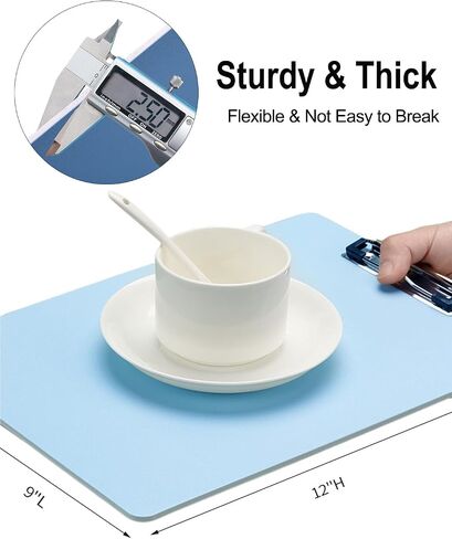6 Pack Plastic Clipboards with Pen Holder, Thickened Clip Boards with Low Profile Clip, A4 Letter Size Hanging Clipboard, for Women Kid Teacher, Office & School Supplies(6 Colors) in Saudi Arabia