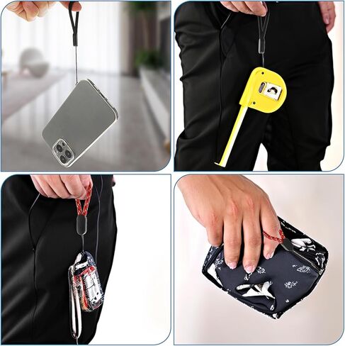 12Pcs Finger Lanyard Small USB Lanyard 4.92Inches Portable Short Lanyard Straps Colored Finger Straps for Mobile Phone Case Keys Camera Flash Drives in Kuwait