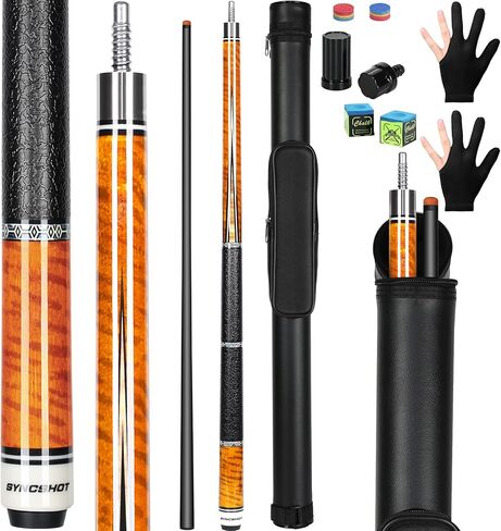 Carbon Fiber Pool Cue Stick 58" Professional Pool Sticks for Adults Full Carbon Technology Low Deflection Pool Cue Billiard Cues with 12.5mm Tip in Kuwait