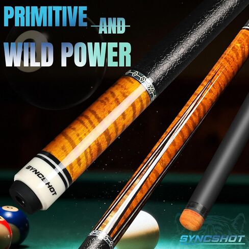 Carbon Fiber Pool Cue Stick 58" Professional Pool Sticks for Adults Full Carbon Technology Low Deflection Pool Cue Billiard Cues with 12.5mm Tip in Kuwait