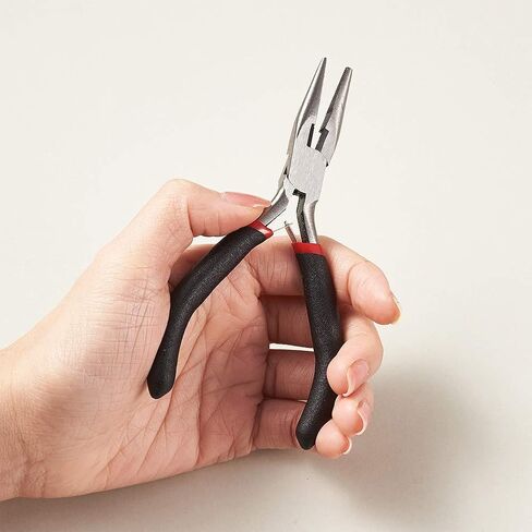 1pc Chain Nose Pliers for Jewelry Making Repair Tools, Small Long Needle Nose Pliers Side Cutters for DY Crafting Beading in Saudi Arabia