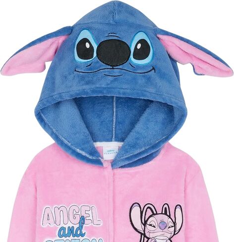 Get Trend Fleece Bathrobe for Girls, Teens, Dressing Gown, Soft Hooded Robe, Cozy Loungewear, Sleepwear Gifts for Girls in Saudi Arabia