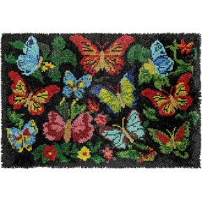 YZYMXDX Latch Hook Kits for Adults Kids Beginners, Pre-Printed Latch Hook Rug Kits for Home Sofa Decoration(60X40CM) in Saudi Arabia