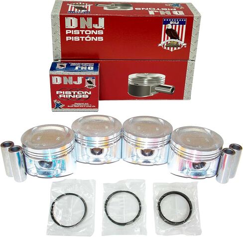 مجموعة حلقات المكبس DNJ PRK219 القياسية لـ 1990-1997 Acura، Honda، Isuzu Accord، CL، Oasis 2.2L L4 16V SOHC 2156cc in Saudi Arabia
