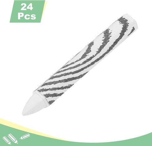 uxcell Lumber Marking Crayons, 24 Pcs Green Hex Wax Tire Marker, 4.1" x 0.59" Hex Waterproof Drawing Crayons Furniture Marker for Wood, Glass, Cartons, Cloth, Stone, Ceramics in Saudi Arabia