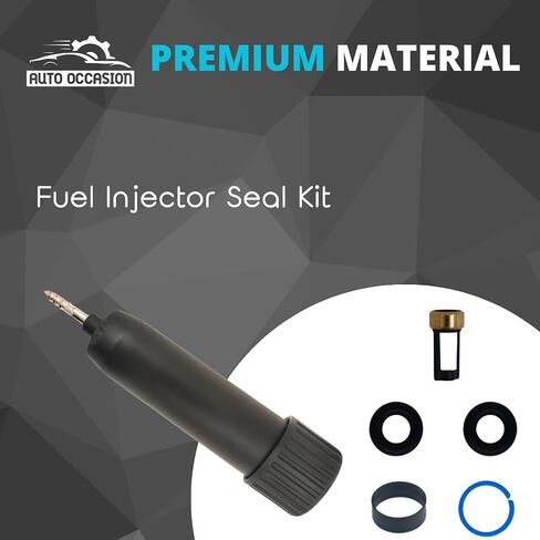 Fuel Injector Seal Kit Compatible with 1998-1999 CHEVROLET CAVALIER 2.2L 1998-2000 CHEVROLET S10 PICKUP 2.2L Replace 17122106 4 Pack in Saudi Arabia