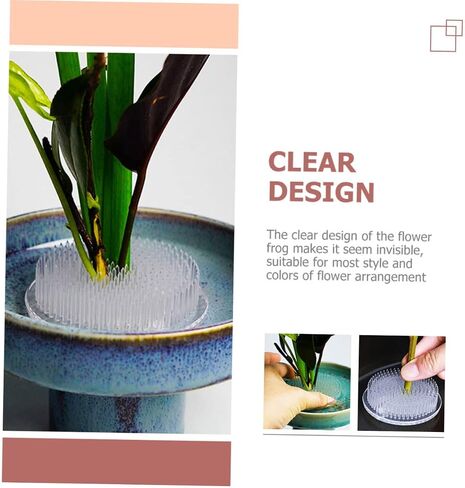 Flower Frog Holder for Artificial Flowers Plastic Floral Arranger for Stem Holders and Flower Bouquets in Saudi Arabia