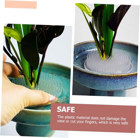 Flower Frog Holder for Artificial Flowers Plastic Floral Arranger for Stem Holders and Flower Bouquets in Saudi Arabia