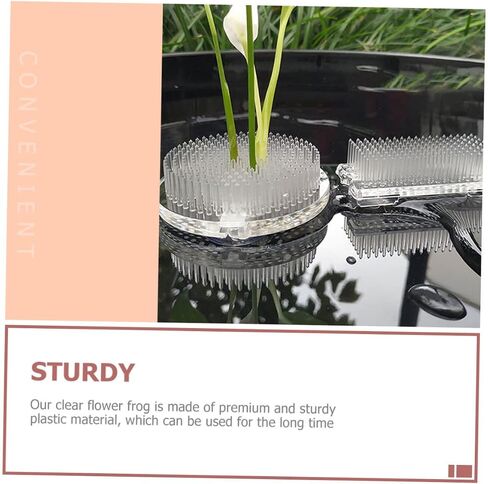 Flower Frog Holder for Artificial Flowers Plastic Floral Arranger for Stem Holders and Flower Bouquets in Saudi Arabia