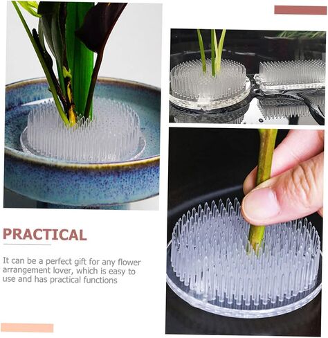 Flower Frog Holder for Artificial Flowers Plastic Floral Arranger for Stem Holders and Flower Bouquets in Saudi Arabia