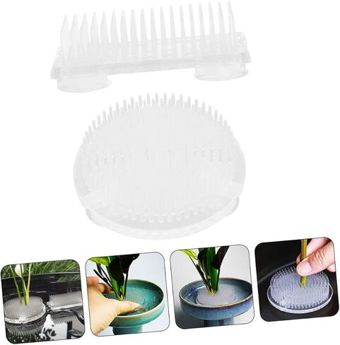 Flower Frog Holder for Artificial Flowers Plastic Floral Arranger for Stem Holders and Flower Bouquets in Saudi Arabia