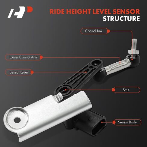 A-Premium Ride Height Level Sensor Compatible with Tesla Model S 2012-2021, Model X 2016-2021, Front Driver and Passenger Side, 2-PC Set in Saudi Arabia