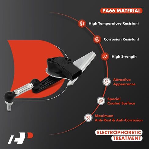 A-Premium Ride Height Level Sensor Compatible with Tesla Model S 2012-2021, Model X 2016-2021, Front Driver and Passenger Side, 2-PC Set in Saudi Arabia