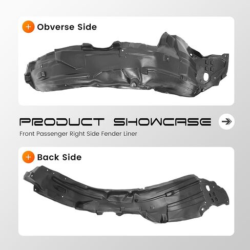الجبهة اليمنى الحاجز بطانة الجانب الركاب متوافق مع 2006-2011 هوندا سيفيك استبدال لHO1249134 74101SNAA00 عجلة بطانة سبلاش الحرس اللوحة الداخلية دون رغوة in Kuwait