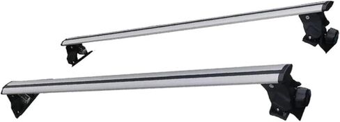 2 Pcs Compatible for Mercedes-Benz Smart Two 2-Door 2009-2020 451 453 Roof Bar Car Special Aluminum Alloy Belt Lock Shooting Corss Rack(Silver) in Kuwait