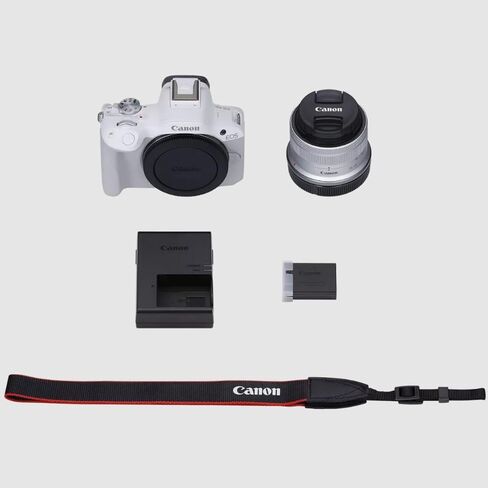 كاميرا Canon EOS R50 بدون مرآة (أسود) مع RF-S مقاس 18-45 مم F4.5-6.3 هي مجموعة عدسة STM 5811C012 مع حقيبة تصوير فوتوغرافي ديكو جير + ميكروفون + حامل ثلاثي القوائم + مجموعة برامج وملحقات in Saudi Arabia