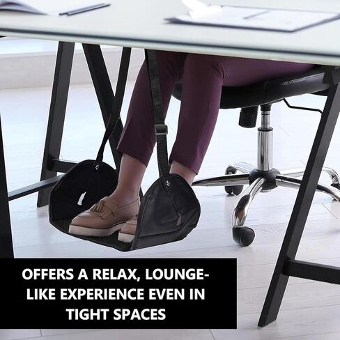 2 حزمة أرجوحة قدم للسفر الجوي، أرجوحة مسند للقدمين مع إسفنجة ناعمة، ضروريات السفر الجوي المحمولة، مسند للقدمين للسفر والتخييم والمشي لمسافات طويلة in Kuwait