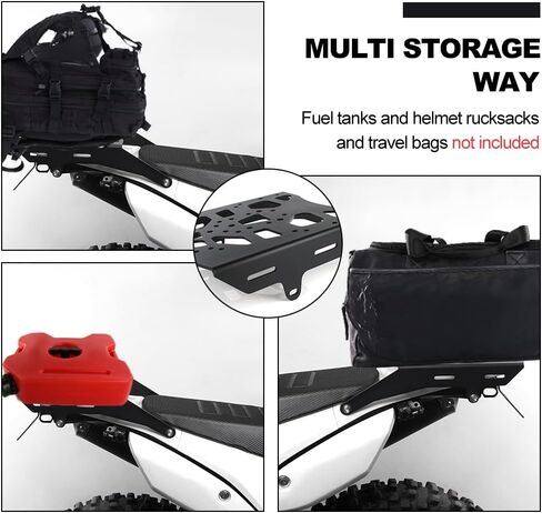 رف أمتعة Xitomer متوافق مع CRF250L 2012-2020 وCRF250L Rally 2018-2021 رف البضائع الخلفي للدراجات النارية in Kuwait