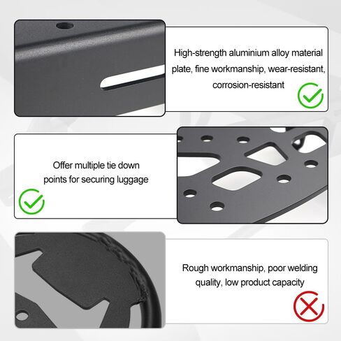 رف أمتعة Xitomer متوافق مع CRF250L 2012-2020 وCRF250L Rally 2018-2021 رف البضائع الخلفي للدراجات النارية in Kuwait