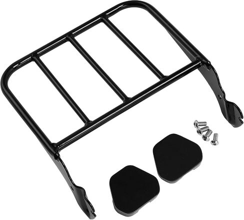 Green-L Chrome Luggage Rack Fit for Harley Touring Road Street Electra Glide FLHX 1997-2008 in Saudi Arabia
