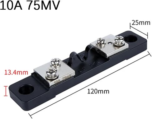 1Pcs FL-2B Type Economic 10A 15A 20A 30A 40A 50A 75mV Manganin Copper Current External Shunt Resistor(20A) in Saudi Arabia
