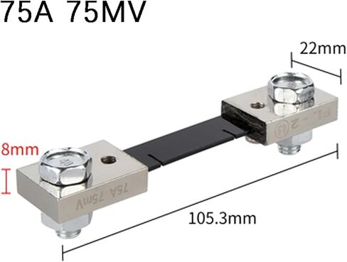 1Pcs FL-2B Type Economic 10A 15A 20A 30A 40A 50A 75mV Manganin Copper Current External Shunt Resistor(20A) in Saudi Arabia