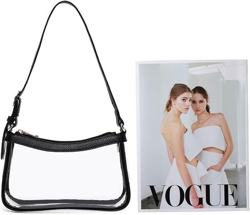 Fashion Clear Purse Handbag for Concert and Working Stadium Approved PVC Clear Bags in Saudi Arabia