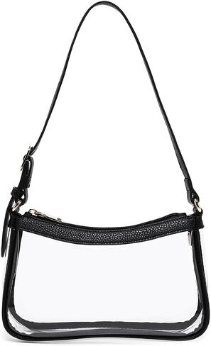 Fashion Clear Purse Handbag for Concert and Working Stadium Approved PVC Clear Bags in Saudi Arabia